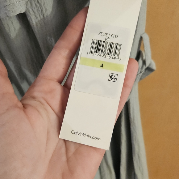 NWT Calvin Klein off shoulder long dress - Picture 3 of 3